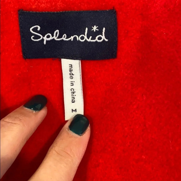 Splendid red coat size Medium - Picture 12 of 17